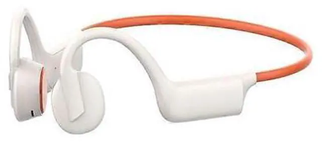 Main image of Wireless Bone Conduction Headphones, Open-Ear Bluetooth 5.3, 10H Play, IP55 Waterproof, White