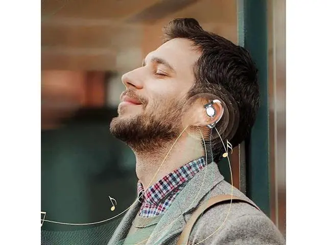 Alt view image 4 of 5 - Wireless Open Ear Earbuds with Digital Display, 49H Battery Clip-On Sport Headphones for Running/TV