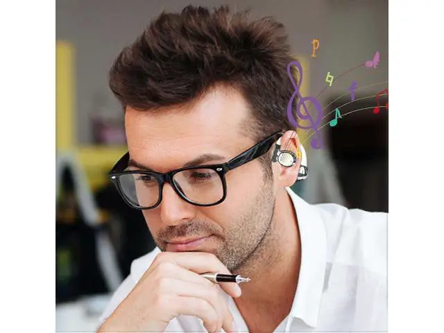 Alt view image 5 of 5 - Wireless Open Ear Earbuds with Digital Display, 49H Battery Clip-On Sport Headphones for Running/TV