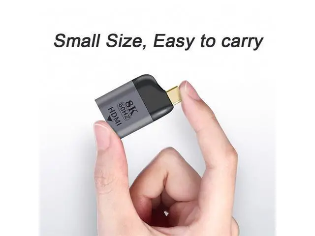 Alt view image 4 of 7 - USB4 USB-C Type-C Source to Female HDMI 2.0 Display 8K 60HZ UHD 4K HDMI Male Monitor Adapter