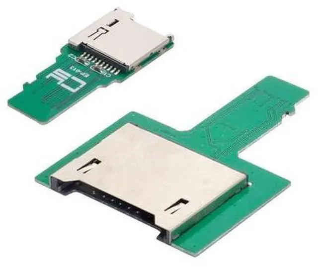 Alt view image 4 of 7 - 2pcs TF Micro SD Male Extender to SD Card Female Extension Adapter PCBA SD/SDHC/SDXC UHS-III UHS-3 UHS-2