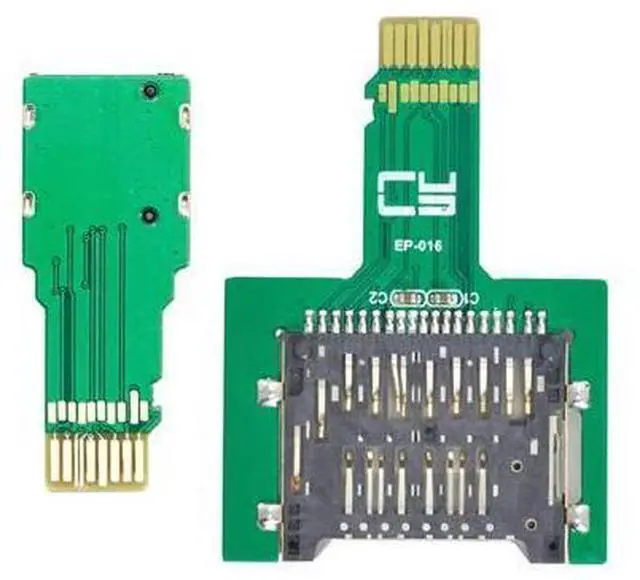 Alt view image 5 of 7 - 2pcs TF Micro SD Male Extender to SD Card Female Extension Adapter PCBA SD/SDHC/SDXC UHS-III UHS-3 UHS-2