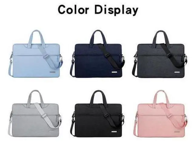 Alt view image 2 of 7 - Handbag Laptop Bag Inner Bag with Shoulder Strap, Size:15.6 inch 15.6 inch (Pink)