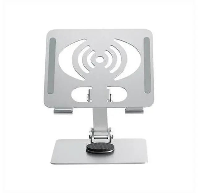Main image of L-13 Aluminum Alloy Foldable Rotating Laptop/Tablet Stand (Silver)
