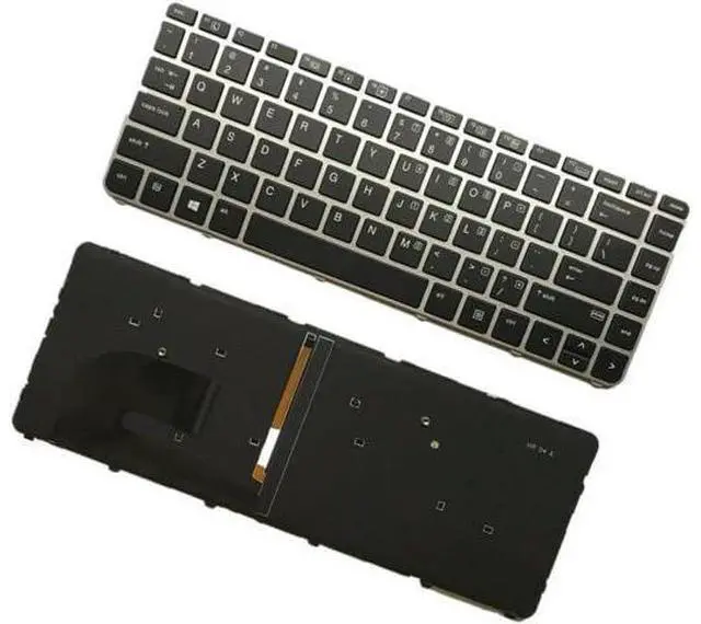 Alt view image 3 of 3 - New Backlit Keyboard for HP EliteBook 840 G3 840 G4 745 G3 745 G4 848 G3, P/N 901042-001 903008-001 836308-001 6037B0126901 Silver Frame US Layout Laptop Keyboard (not with Pointer)