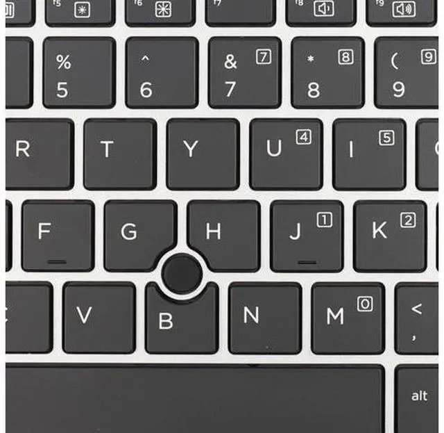 Alt view image 4 of 5 - New Backlit Keyboard for HP EliteBook 840 G3 840 G4 745 G3 745 G4 848 G3, P/N 901042-001 903008-001 836308-001 6037B0126901 Silver Frame US Layout Laptop Keyboard (not with Pointer)