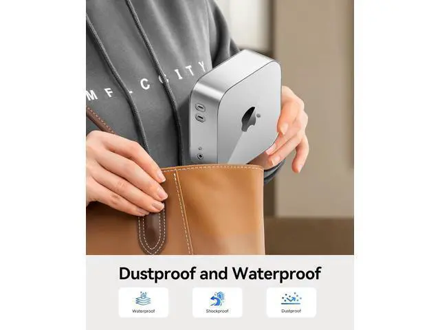 Alt view image 5 of 7 - TPU Case for Mac mini M4/M4 Pro, Compatible with Mac mini 2024 Protective Cover, Precision Fit Sleeve, Slim Shell Design, 360° Protection & Efficient Heat Dissipation, Anti-Scratch, Transparent
