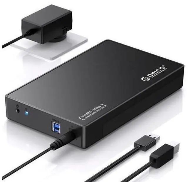 Main image of USB 3.0 External Hard Drive Enclosure for 3.5/2.5 Inch SATA Hard Drives/SSD Up to 20 TB, 3.5'' Tool-Free HDD Enclosure with 12V/2A Power Supply and UASP Acceleration (3588US3)