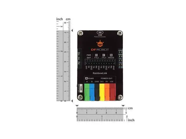 Alt view image 2 of 7 - RainbowLink 4-Channel USB to Serial Debugger Tester | RS485 / RS232 Dual TTL Converter | 12V 5V 3.3V Power Output | Professional Station for IoT, PLC Maintenance