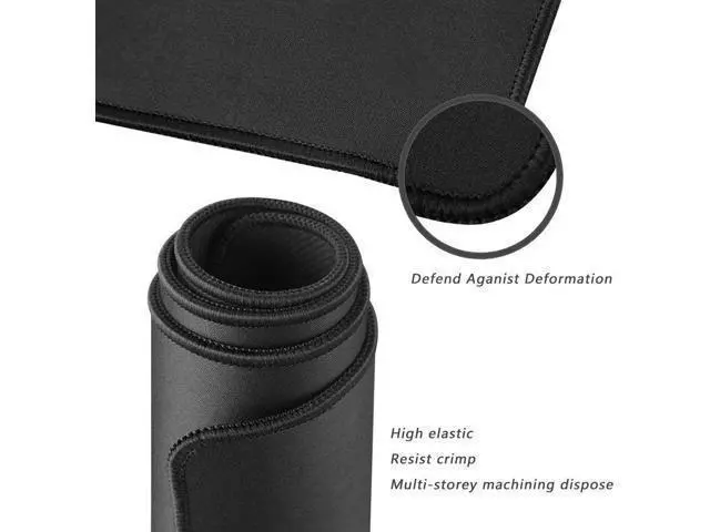Alt view image 3 of 7 - Cmhoo XXL Professional Large Mouse Pad & Computer Game Mouse Mat (35.4x15.7x0.12IN, 90x40 Black)