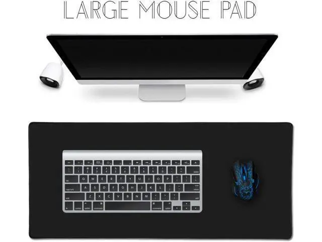 Alt view image 7 of 7 - Cmhoo XXL Professional Large Mouse Pad & Computer Game Mouse Mat (35.4x15.7x0.12IN, 90x40 Black)