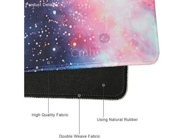 Alt view image 6 of 7 - Cmhoo XXL Professional Large Mouse Pad & Computer Game Mouse Mat (35.4x15.7x0.1IN, 90x40 sky002)