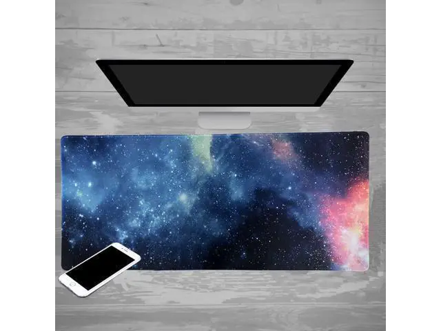Alt view image 7 of 7 - Cmhoo XXL Professional Large Mouse Pad & Computer Game Mouse Mat (35.4x15.7x0.1IN, 90x40 sky002)