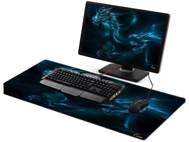 Alt view image 3 of 6 - Cmhoo XXL Professional Large Mouse Pad & Computer Game Mouse Mat (35.4x15.7x0.1IN, Dragon)