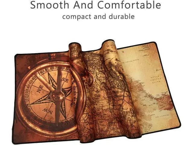 Alt view image 5 of 7 - Cmhoo XXL Professional Large Mouse Pad& Computer Game Mouse Mat (35.4x15.7x0.1IN, Compass)