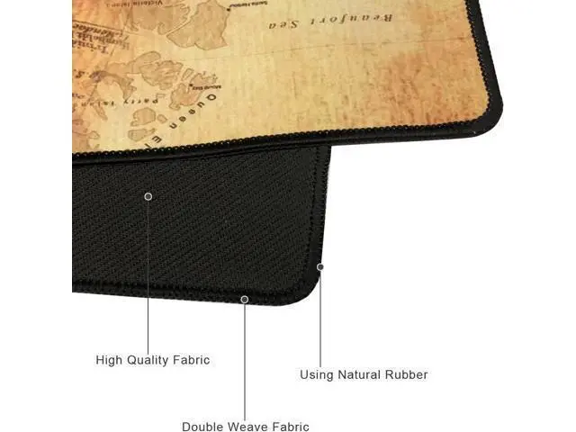 Alt view image 6 of 7 - Cmhoo XXL Professional Large Mouse Pad& Computer Game Mouse Mat (35.4x15.7x0.1IN, Compass)