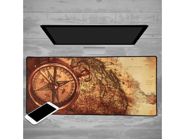 Alt view image 7 of 7 - Cmhoo XXL Professional Large Mouse Pad& Computer Game Mouse Mat (35.4x15.7x0.1IN, Compass)