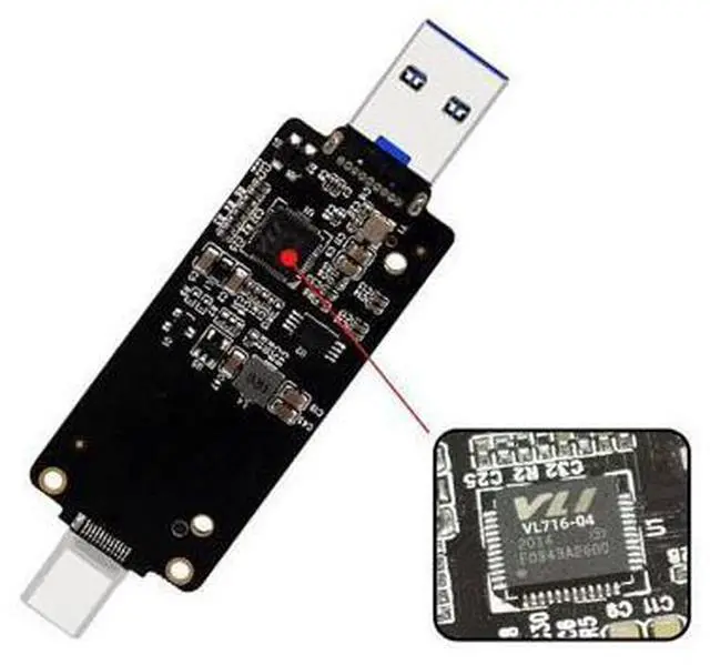 Alt view image 2 of 7 - USB-C USB3.0 Type-C to CFast 2.0 Card Adapter PCBA CFast Card Reader for Desktop Laptop