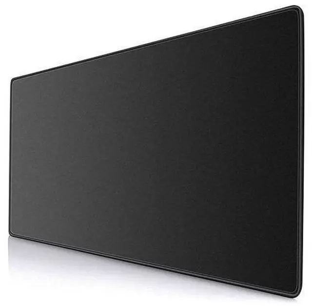 Main image of Large Gaming Mouse Pad with Stitched Edges Extended Mousepad with Superior MicroWeave Cloth NonSlip Base Water Resist Keyboard Pad Desk Pad for Gamer Office Home 354 x 157 in Black