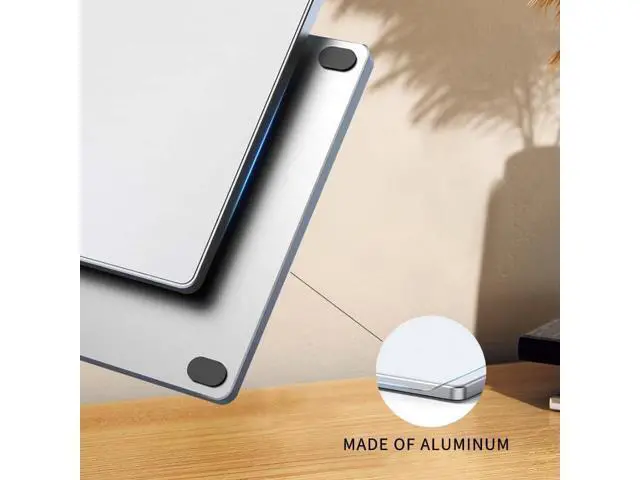 Alt view image 4 of 7 - Wired touchpad supports multi gesture control, Aluminum alloy casing and glass panel Trackpad Mouse with Multi-Touch Navigation for Windows 10/11/Linux/fedora 43 Laptop PC Notebook Computer (black)