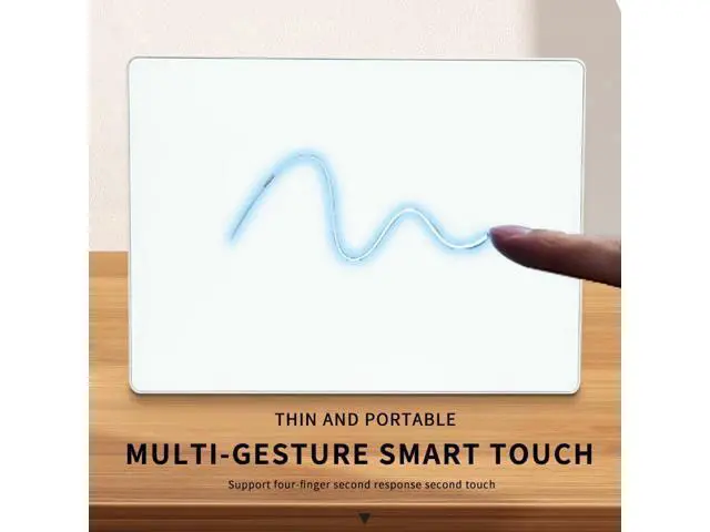 Alt view image 5 of 7 - Wired touchpad supports multi gesture control, Aluminum alloy casing and glass panel Trackpad Mouse with Multi-Touch Navigation for Windows 10/11/Linux/fedora 43 Laptop PC Notebook Computer (silver)