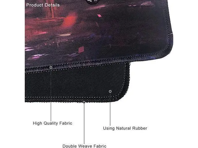 Alt view image 5 of 7 - XXL Professional Large Mouse Pad Computer Game Mouse Mat 354x157x01IN 90x40 Forest