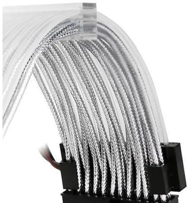 Alt view image 3 of 5 - 24Pin ATX Motherboard RGB Extension Power Supply Cable for PC Case DIY Computer Cord Custom Build Gaming Case Modding