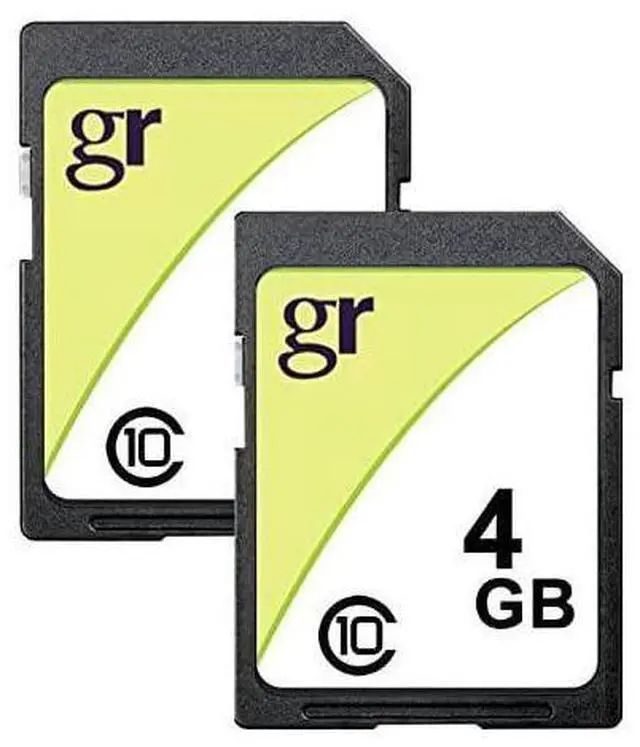 Main image of 4GB SDHC Class 10 Flash Memory SD Camera Card (2 Pack)