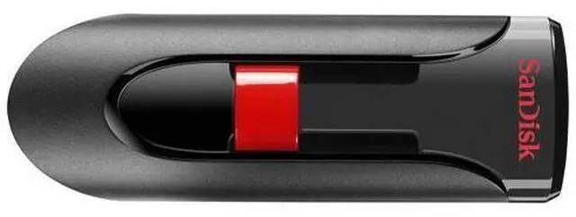 Main image of Sdcz60-064G-A46 Cruzer Glide Usb Flash Drive - 64 Gb - Black Red - Retractable Password Protection Encryption Support Temperature Proof (Sandisk SDCZ60-064G-A46)