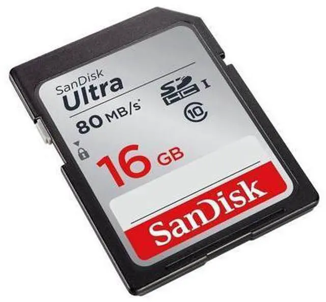 Alt view image 2 of 2 - Ultra SDHC 16GB 80MB/S C10 Flash Memory Card (SDSDUNC-016G-AN6IN)