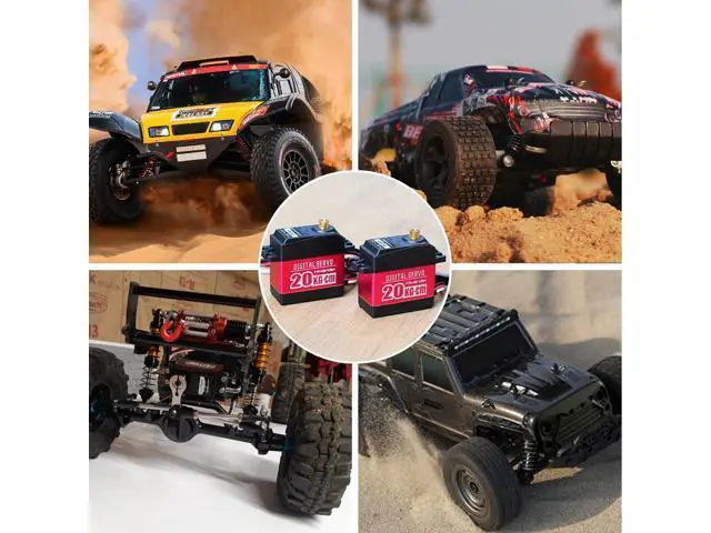 Alt view image 7 of 7 - 20KG High Torque Digital Servo Motor Full Metal Gear, Metal Case Waterproof for RC Mode DIY,Control Angle 180°