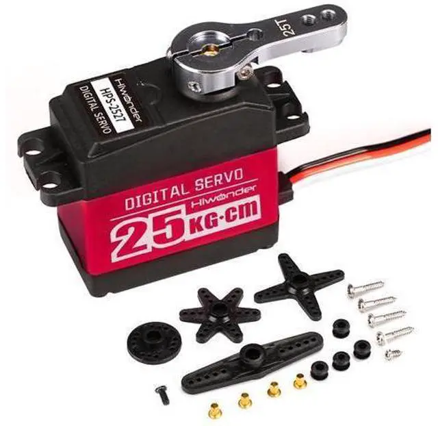 Main image of 25KG High Torque Digital Servo Motor Full Metal Gear, Metal Case Servo Waterproof for RC Mode DIY,Control Angle 270°