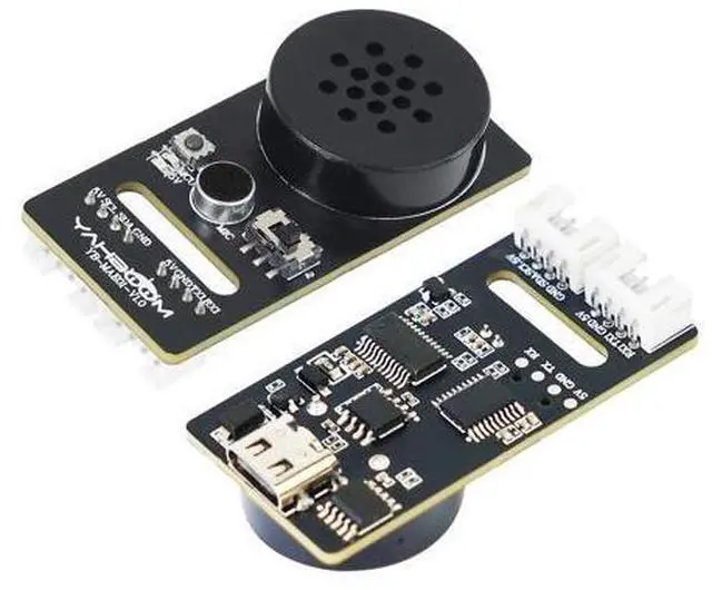 Main image of AI Voice Recognition Module Voice Broadcast Integrated Custom Wake-up Word Programmable Sound Sensor Support Jetson/Raspberry Pi/ESP32/STM32