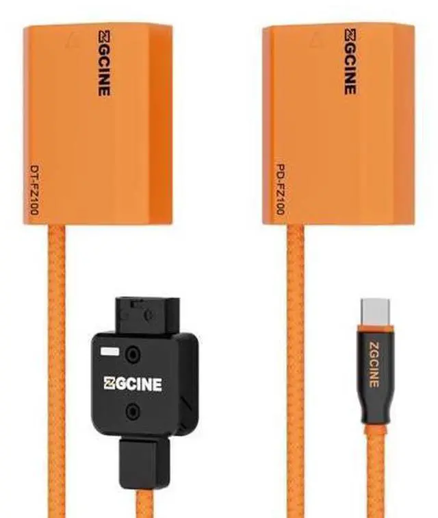 Alt view image 4 of 5 - ZGCINE USB-C PD to FZ-100 Dummy Battery Cable(Braided Wire