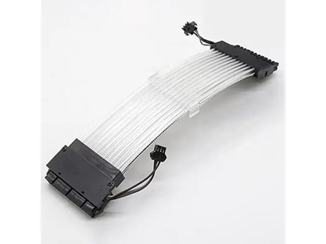 Alt view image 2 of 5 - 24Pin ATX Motherboard RGB Extension Power Supply Cable for PC Case DIY Computer Cord Custom Build Gaming Case Modding