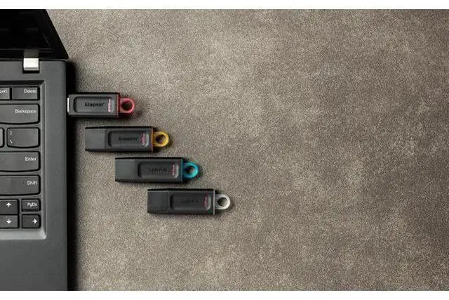 Alt view image 2 of 6 - DataTraveler Exodia 128GB USB 3.2 Flash Drive DTX/128GB,Black