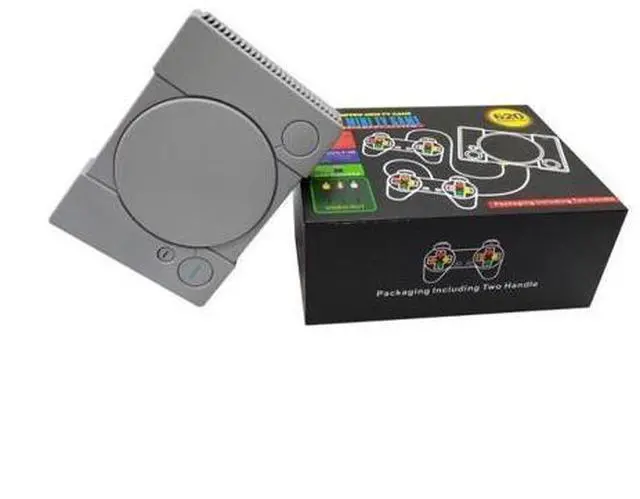 Alt view image 6 of 6 - 8-Bit Mini Double Players TV Game Console Built-in 620 Games PS1 mini (EU Plug) (EU Plug)