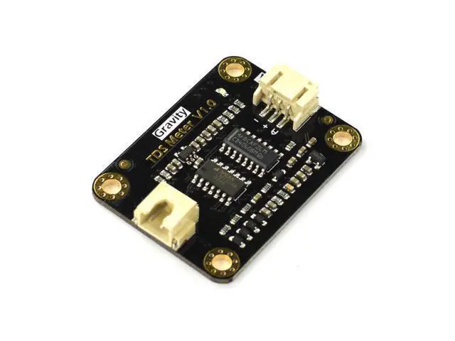 Alt view image 2 of 5 - Gravity: Analog TDS Meter Sensor Kit for Arduino - 83cm Waterproof Probe with Anti-Polarization Design, 0-1000ppm ±10%, Water Quality Testing for Hydroponics/Aquarium/Home