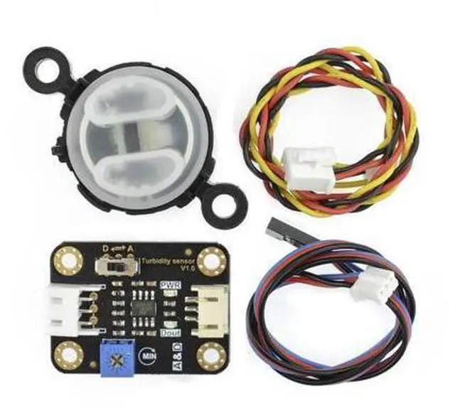 Main image of Gravity: Analog Turbidity Sensor for Arduino / ESP32 / STM32 / Raspberry Pi (ADC Required) | Water Quality Monitor | <500ms Response Time & 0-4000NTU Range