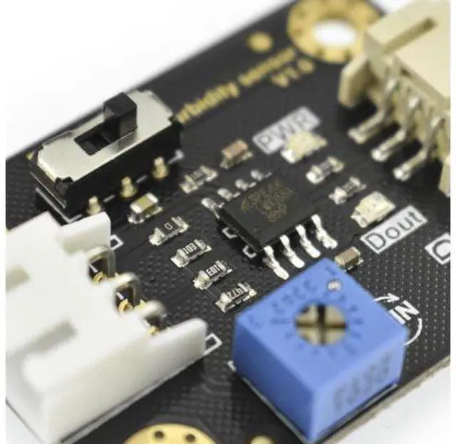 Alt view image 5 of 5 - Gravity: Analog Turbidity Sensor for Arduino / ESP32 / STM32 / Raspberry Pi (ADC Required) | Water Quality Monitor | <500ms Response Time & 0-4000NTU Range