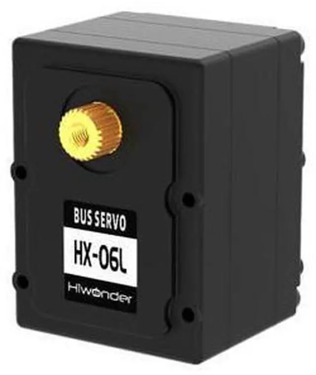 Main image of HX-06L Serial Bus Servo with Double Shaft 6KG Torque Full Metal Gear Dual Shaft Bearing for RC Robot