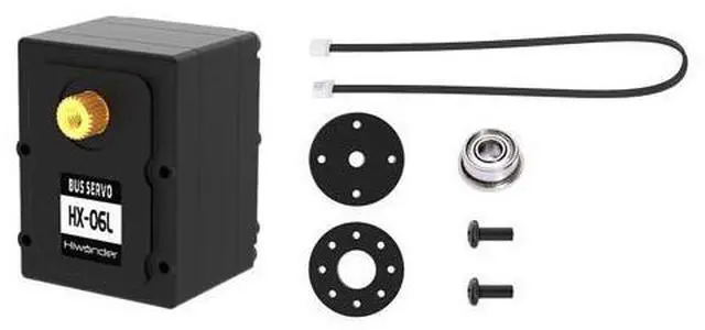 Alt view image 7 of 7 - HX-06L Serial Bus Servo with Double Shaft 6KG Torque Full Metal Gear Dual Shaft Bearing for RC Robot