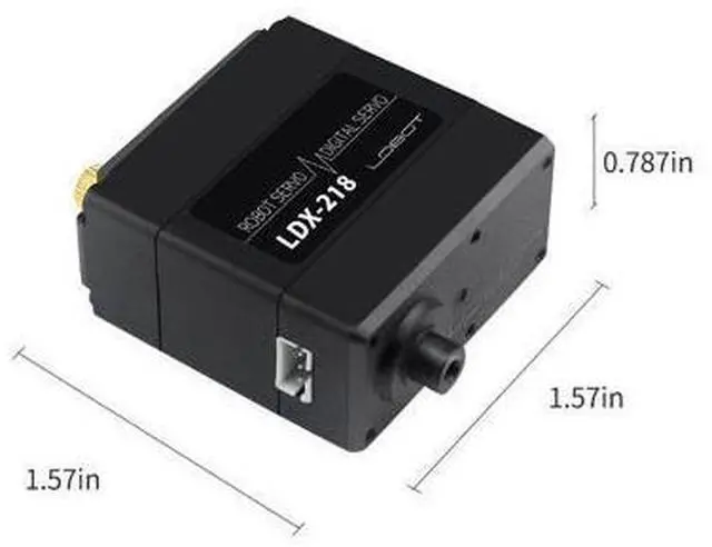 Alt view image 4 of 7 - LDX-218 Full Metal Gear Standard Digital Servo with 17kg High Torque Dual Ball Bearing for Robot(Control Angle 180)