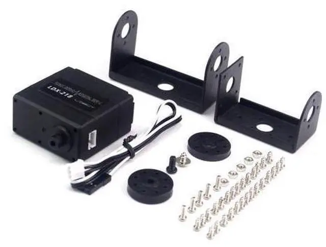 Alt view image 6 of 7 - LDX-218 Full Metal Gear Standard Digital Servo with 17kg High Torque Dual Ball Bearing for Robot(Control Angle 180)