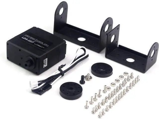 Alt view image 4 of 7 - LDX-227 Full Metal Gear Standard Digital Servo with 17kg High Torque Dual Ball Bearing for Robot(Control Angle 270)