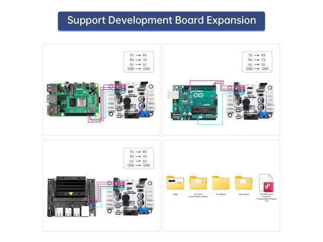 Alt view image 7 of 7 - LX-224 Serial Bus Servo, 3 Connectors 20KG Large Torque Dual Ball Bearing Full Metal Servo Motor Equipped with Debug System for Robot DIY Making, 240 Degree Bus Servo