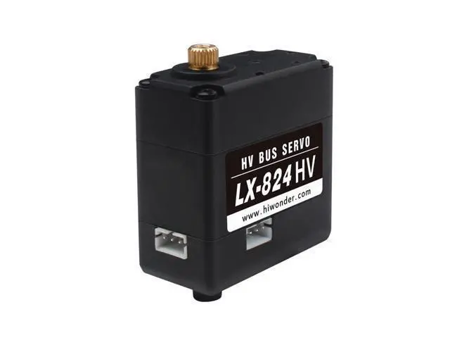 Alt view image 6 of 7 - LX-824HV 17KG Torque 11.1V High Voltage with 3 connectors Bus Servo, Support Temperature, Voltage, Position Feedback (Control Angle 240°)