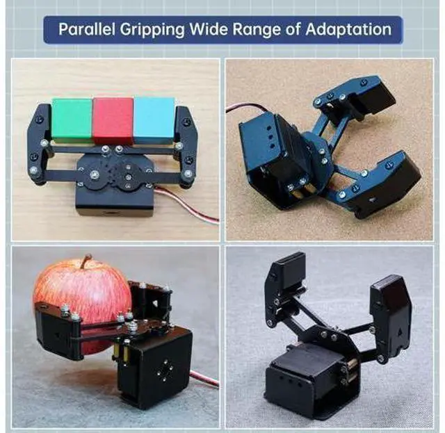 Alt view image 3 of 7 - Mechanical Claw Robot Gripper Grabber Pickup Robot DIY, BigClaw Without Servo