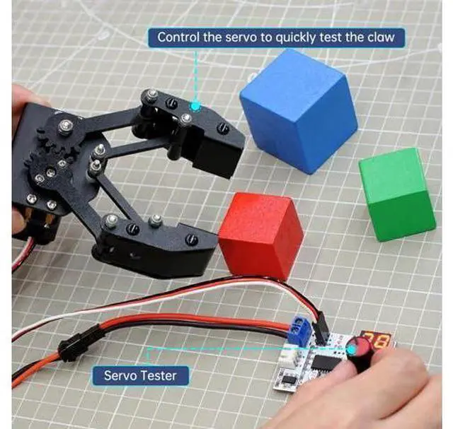 Alt view image 5 of 7 - Mechanical Claw Robot Gripper Grabber Pickup Robot DIY, BigClaw Without Servo