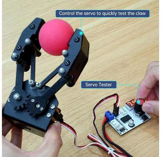 Alt view image 4 of 7 - Mechanical Claw Robot Gripper Grabber Pickup Robot DIY, BigClaw Without Servo